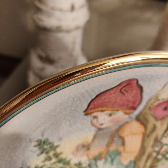 V. Tiziano Hand Painted & Etched Valentine's Day 1979 Plate Limited Edition 4810 - Picture 5 of 8